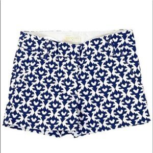 Crewcuts  by J.Crew Girls Chino shorts blue white size 4 style # 08957